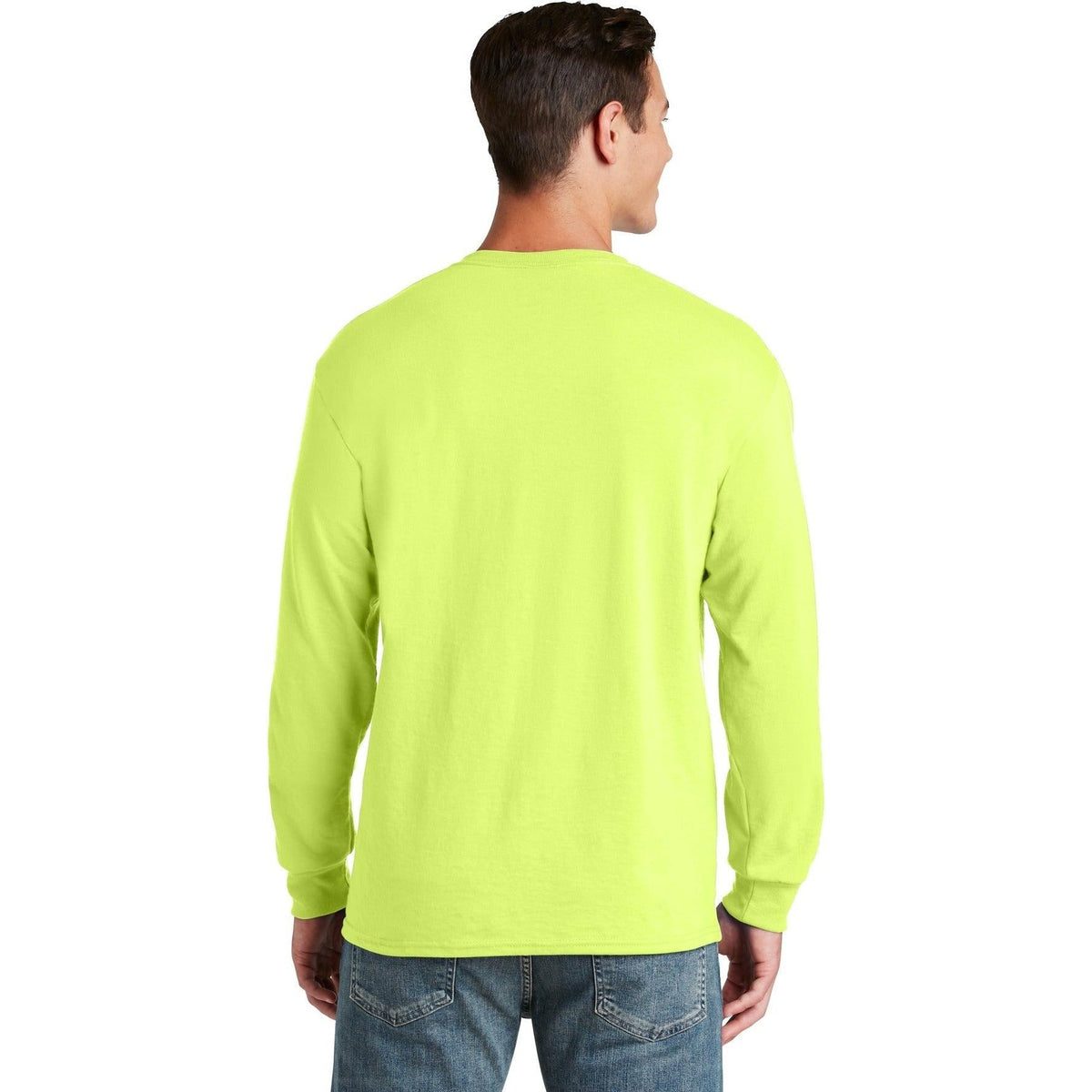 no-logo Jerzees Dri-Power 50/50 Cotton/Poly Long Sleeve T-Shirt-Regular-Jerzees-Thread Logic