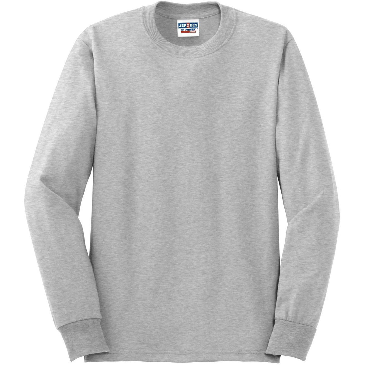 no-logo Jerzees Dri-Power 50/50 Cotton/Poly Long Sleeve T-Shirt