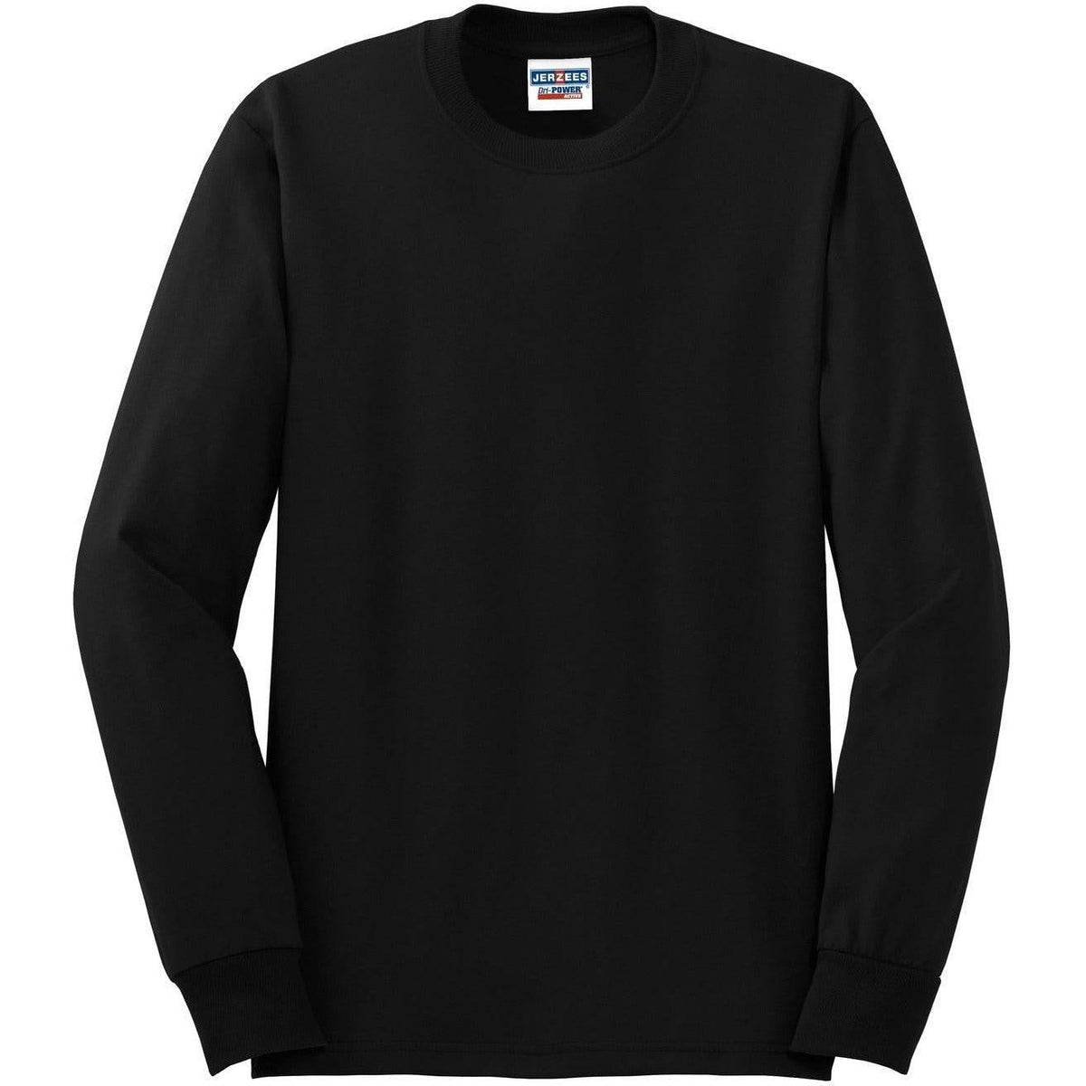 no-logo Jerzees Dri-Power 50/50 Cotton/Poly Long Sleeve T-Shirt