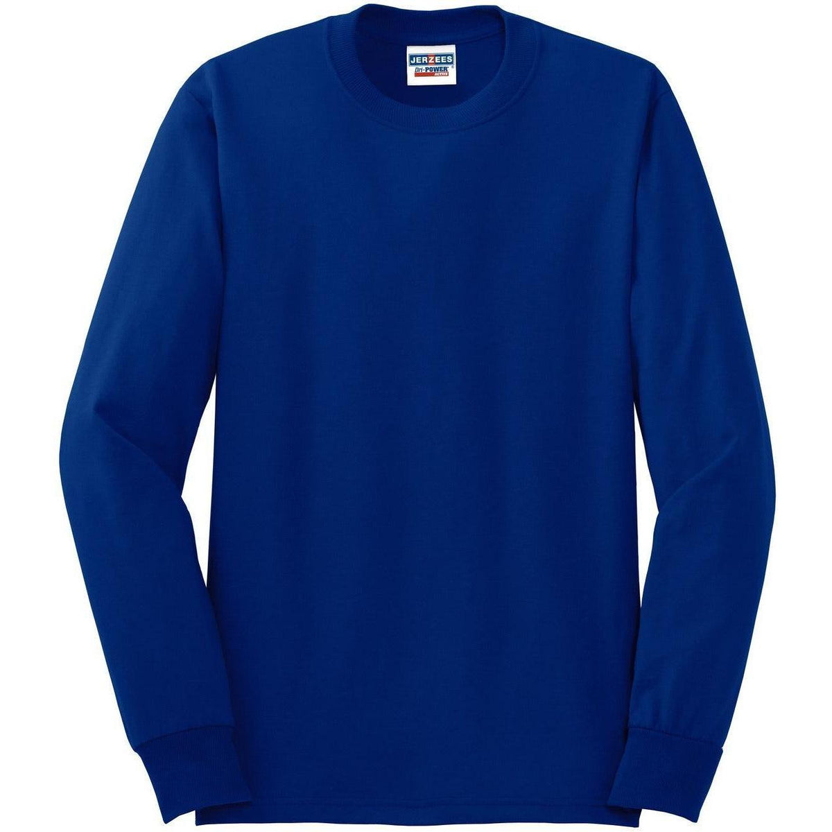 no-logo Jerzees Dri-Power 50/50 Cotton/Poly Long Sleeve T-Shirt