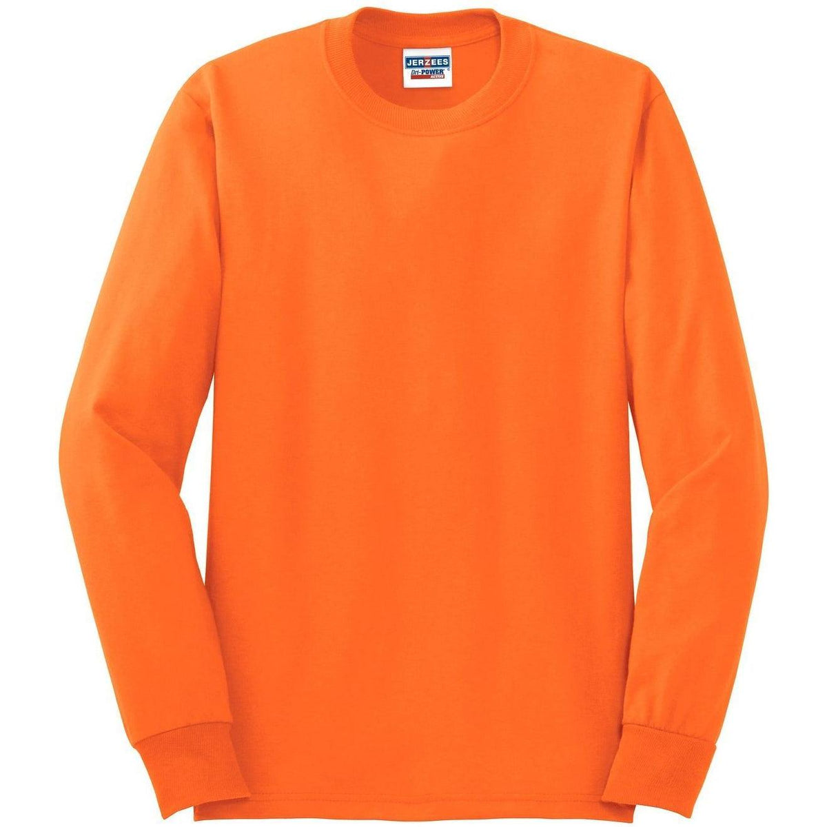 no-logo Jerzees Dri-Power 50/50 Cotton/Poly Long Sleeve T-Shirt