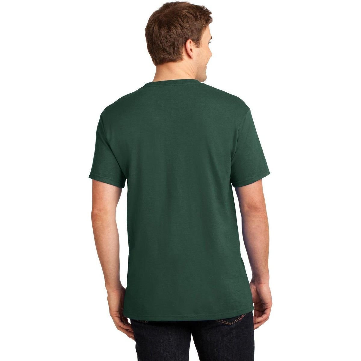no-logo Jerzees Dri-Power Active 50/50 Cotton/Poly Pocket T-Shirt-Regular-Jerzees-Thread Logic
