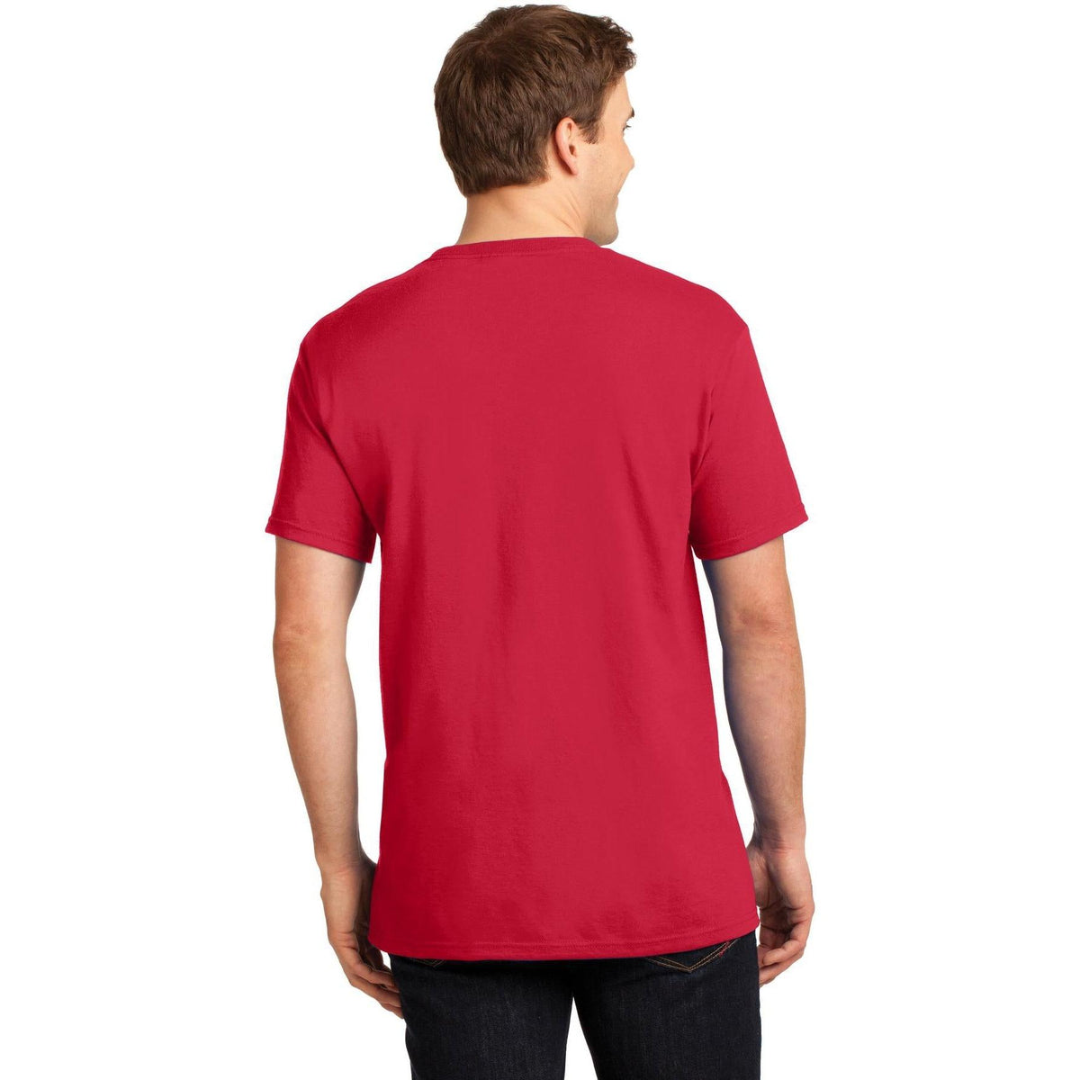 no-logo Jerzees Dri-Power Active 50/50 Cotton/Poly Pocket T-Shirt-Regular-Jerzees-Thread Logic