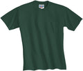 no-logo Jerzees Dri-Power Active 50/50 Cotton/Poly Pocket T-Shirt-Regular-Jerzees-Forest Green-S-Thread Logic