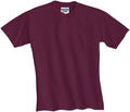 no-logo Jerzees Dri-Power Active 50/50 Cotton/Poly Pocket T-Shirt-Regular-Jerzees-Maroon-S-Thread Logic