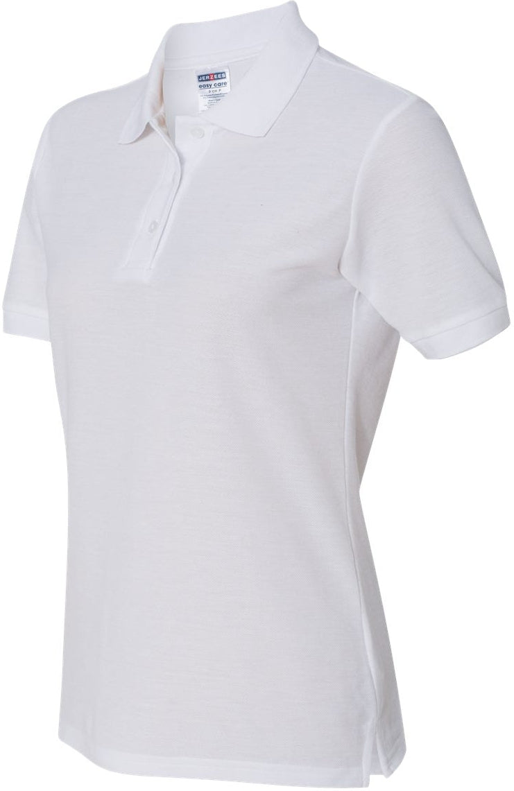 no-logo Jerzees Ladies Easy Care Polo-Ladies Polos-Jerzees-Thread Logic