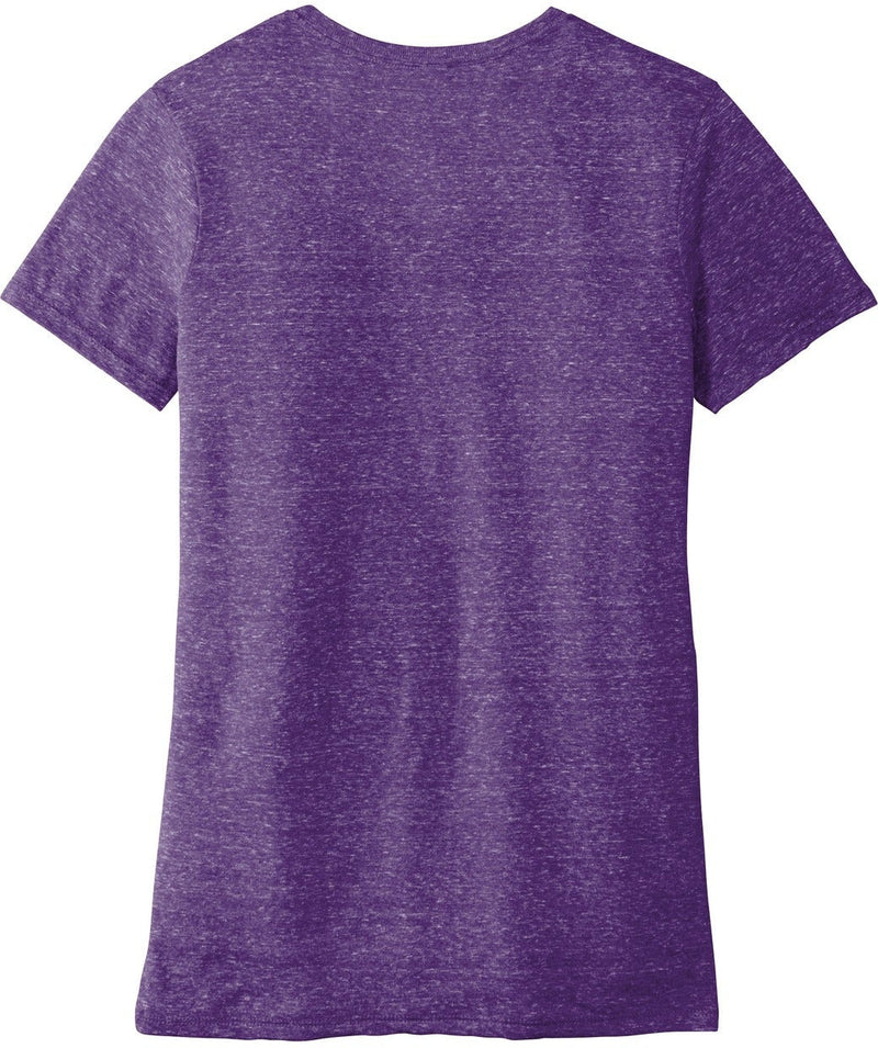 no-logo Jerzees Ladies Snow Heather Jersey V-Neck T-Shirt-Regular-Jerzees-Thread Logic