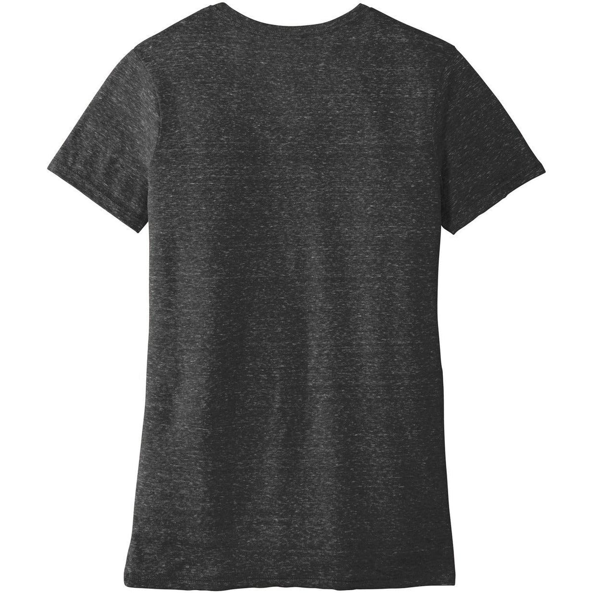 no-logo Jerzees Ladies Snow Heather Jersey V-Neck T-Shirt-Regular-Jerzees-Thread Logic