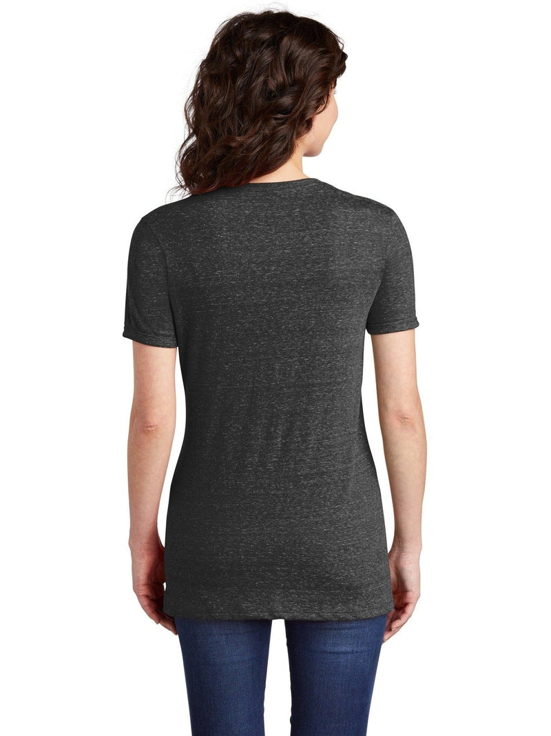 no-logo Jerzees Ladies Snow Heather Jersey V-Neck T-Shirt-Regular-Jerzees-Thread Logic