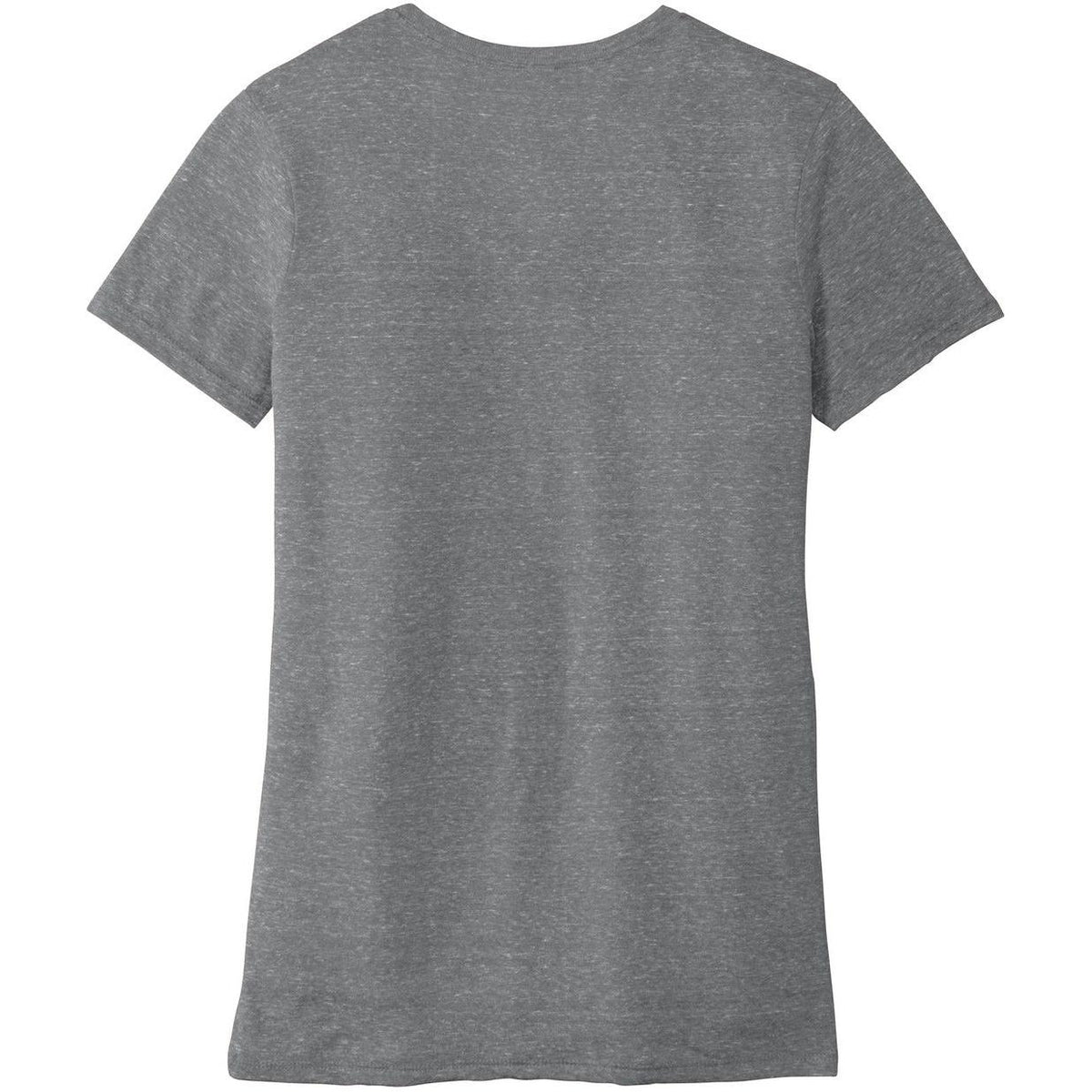 no-logo Jerzees Ladies Snow Heather Jersey V-Neck T-Shirt-Regular-Jerzees-Thread Logic