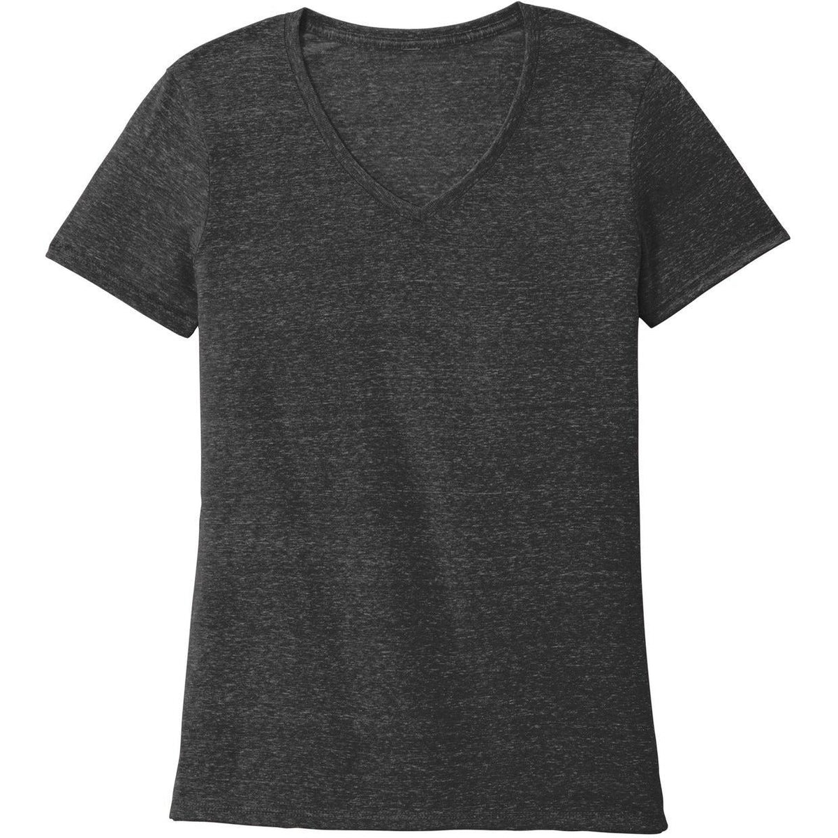 no-logo Jerzees Ladies Snow Heather Jersey V-Neck T-Shirt