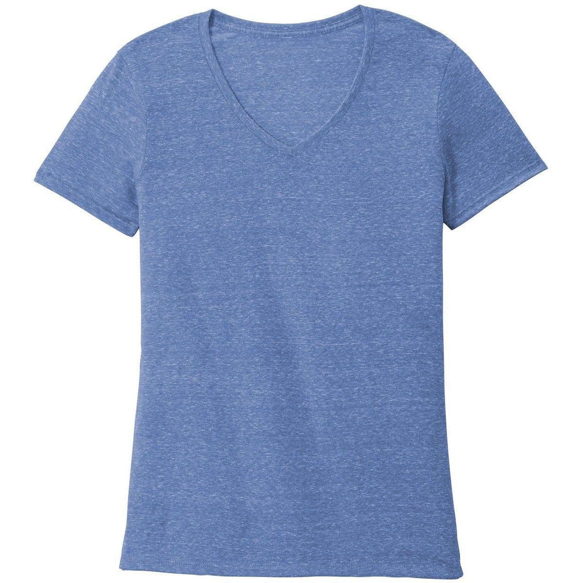 no-logo Jerzees Ladies Snow Heather Jersey V-Neck T-Shirt