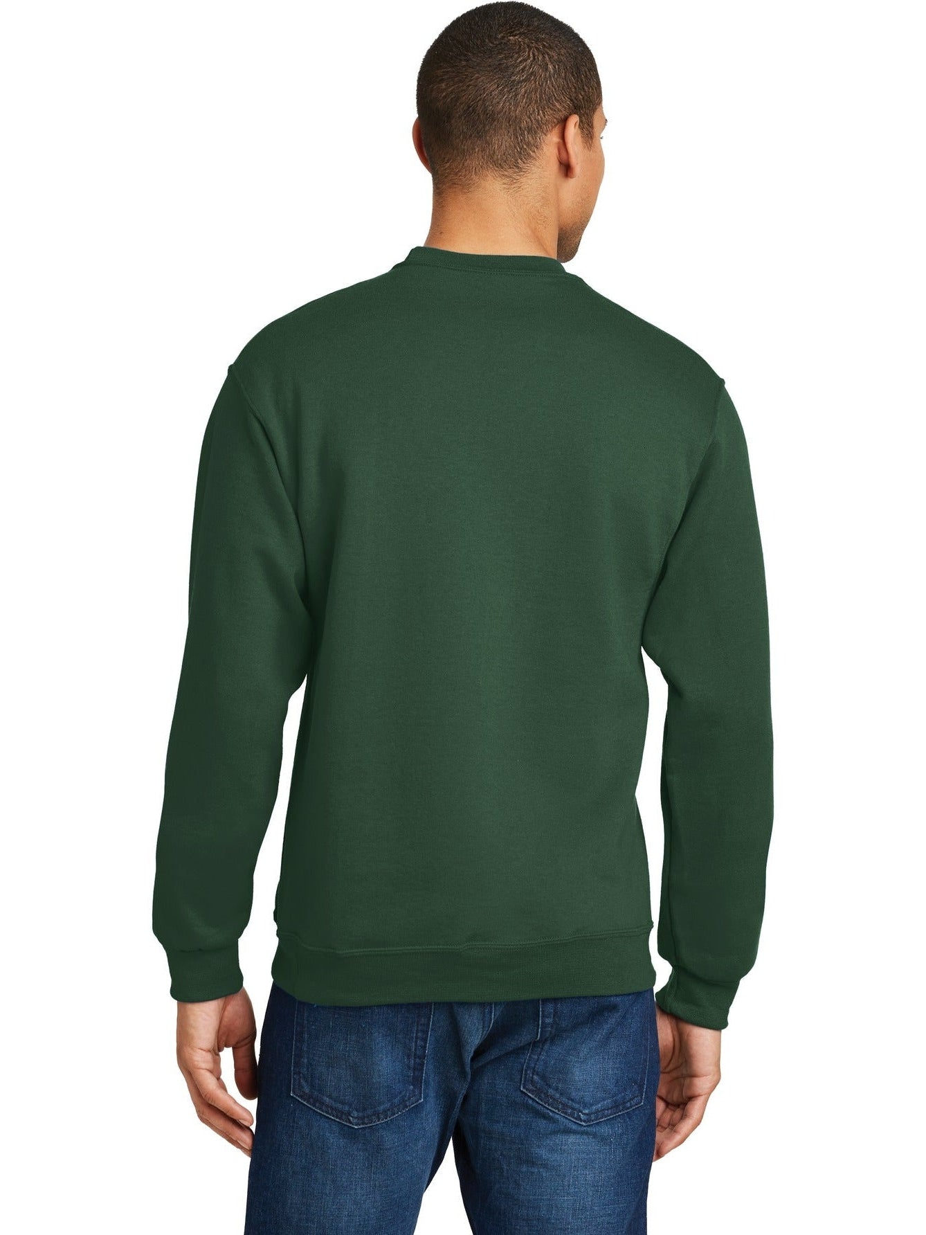 Jerzees 562M Crewneck Sweater with Custom Embroidery