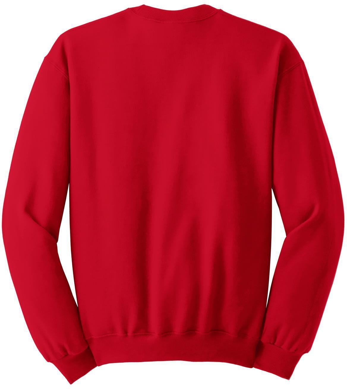 Jerzees 562M Crewneck Sweater with Custom Embroidery