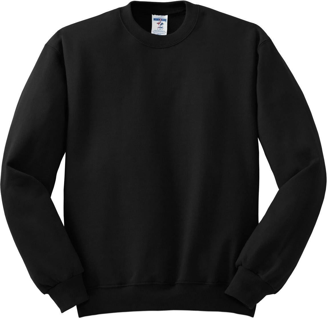 Jerzees 562M Crewneck Sweater with Custom Embroidery