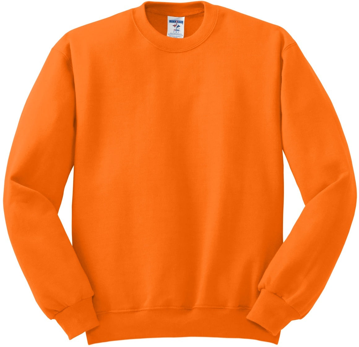 Jerzees 562M Crewneck Sweater with Custom Embroidery