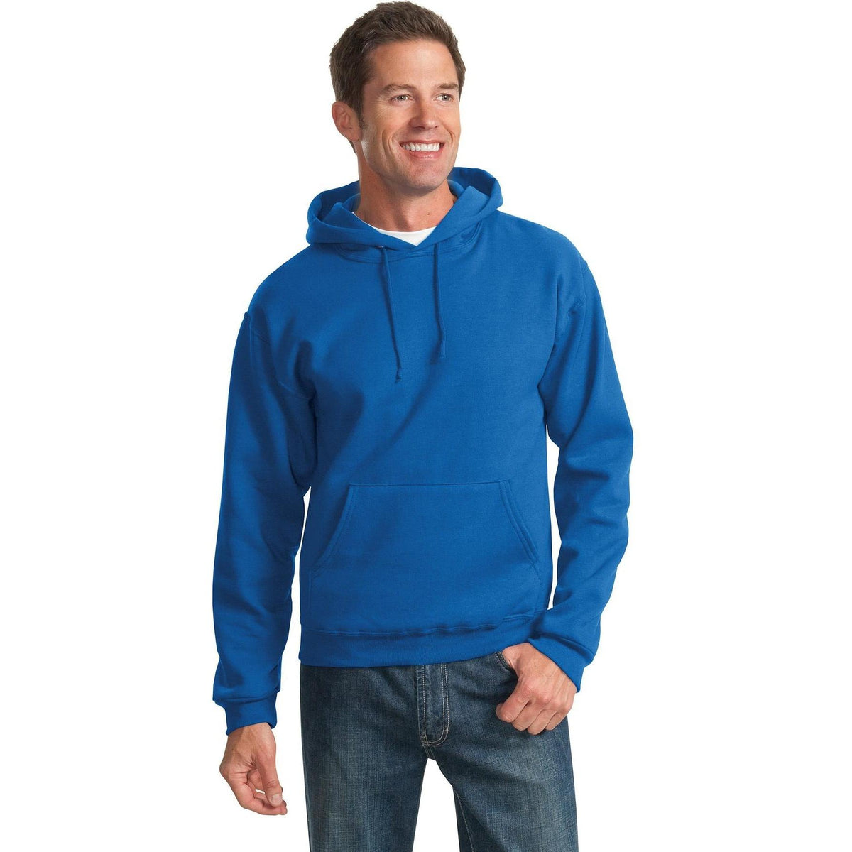 no-logo Jerzees NuBlend Pullover Hooded Sweatshirt-Regular-Jerzees-Thread Logic