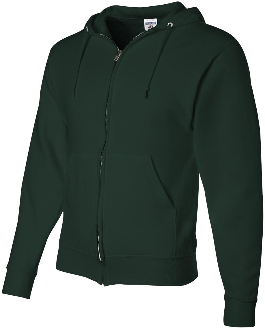 no-logo Jerzees NuBlend® Full-Zip Hooded Sweatshirt-Fleece-JERZEES-Thread Logic