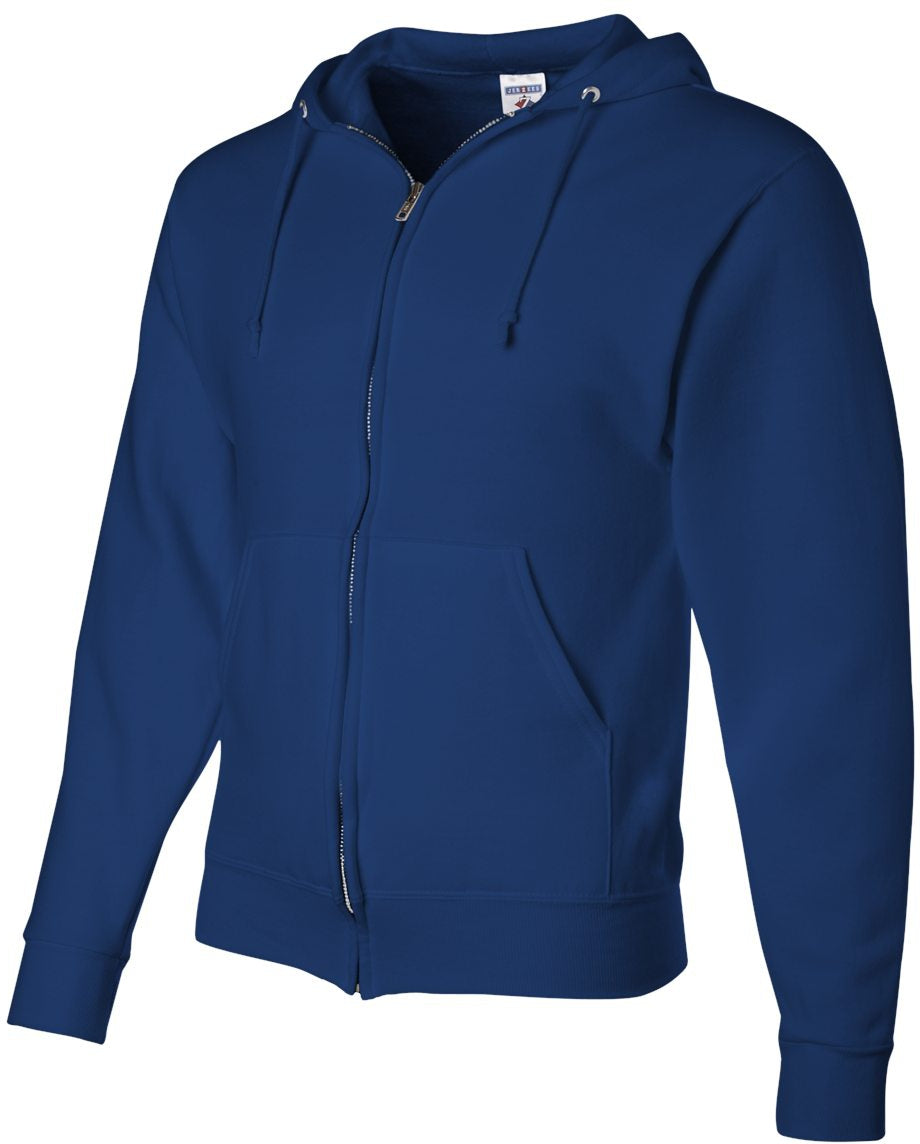 no-logo Jerzees NuBlend® Full-Zip Hooded Sweatshirt-Fleece-JERZEES-Thread Logic