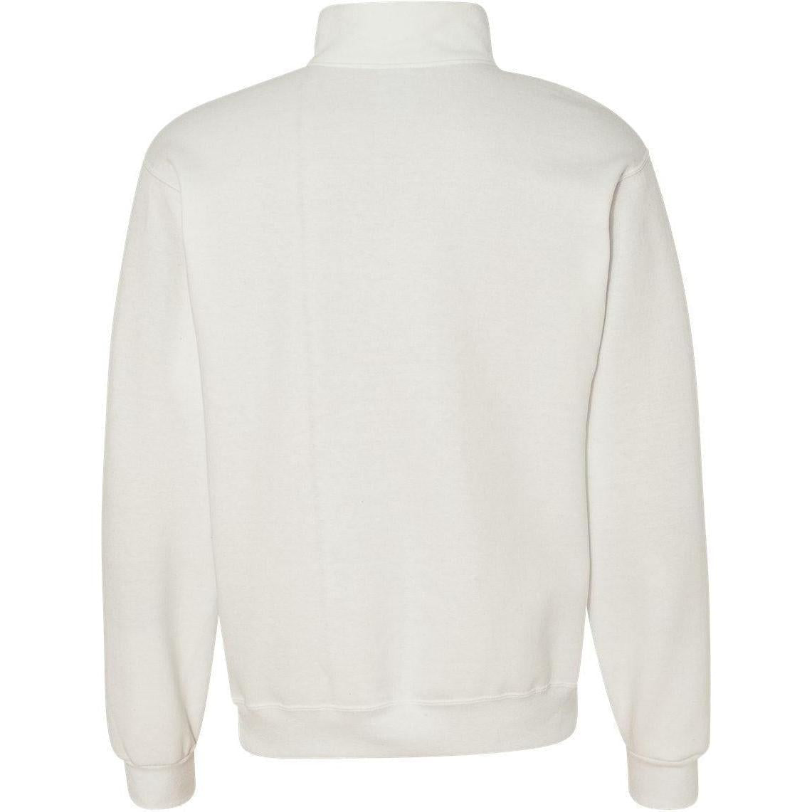 no-logo Jerzees Nublend® Cadet Collar Quarter-Zip Sweatshirt-Fleece-JERZEES-Thread Logic