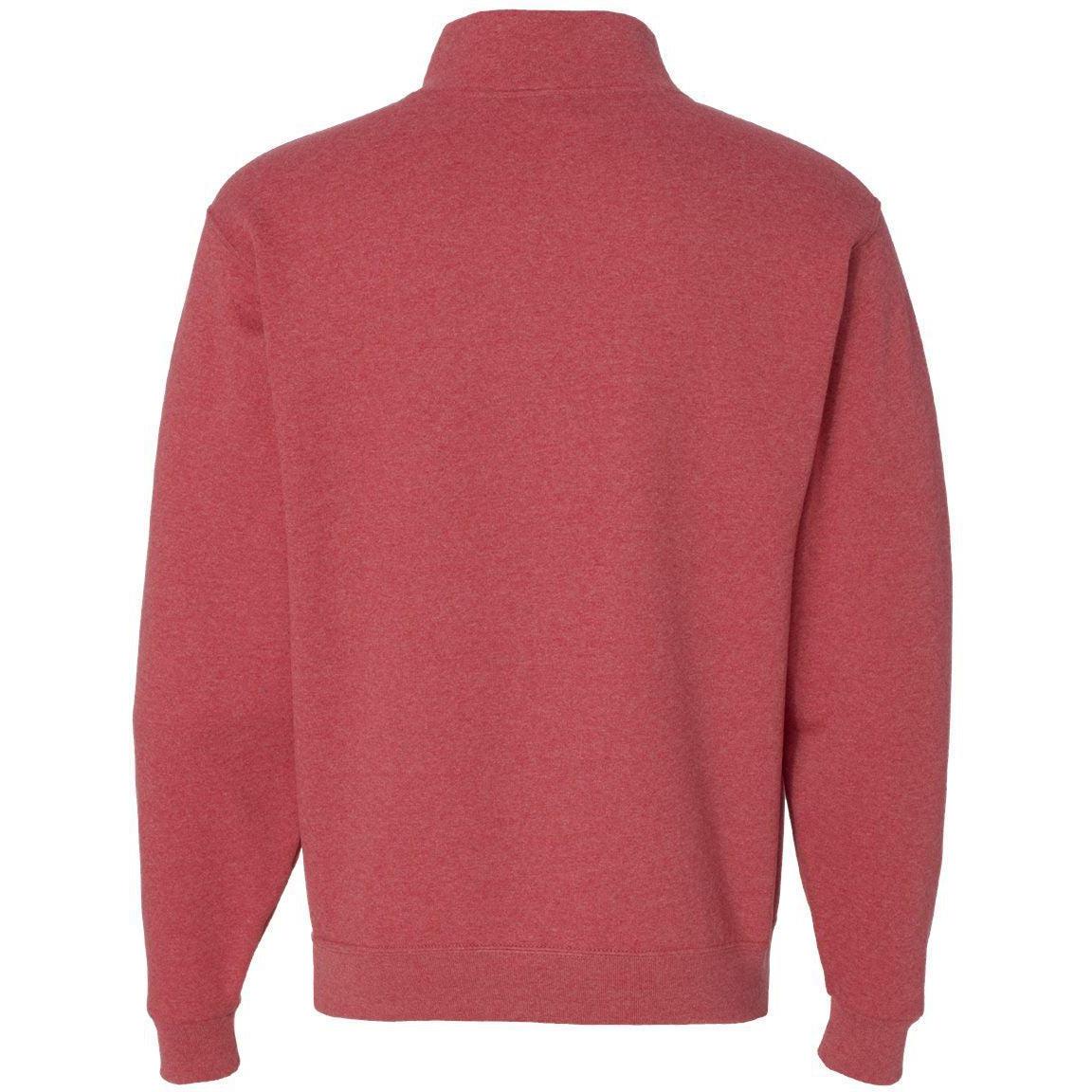 no-logo Jerzees Nublend® Cadet Collar Quarter-Zip Sweatshirt-Fleece-JERZEES-Thread Logic