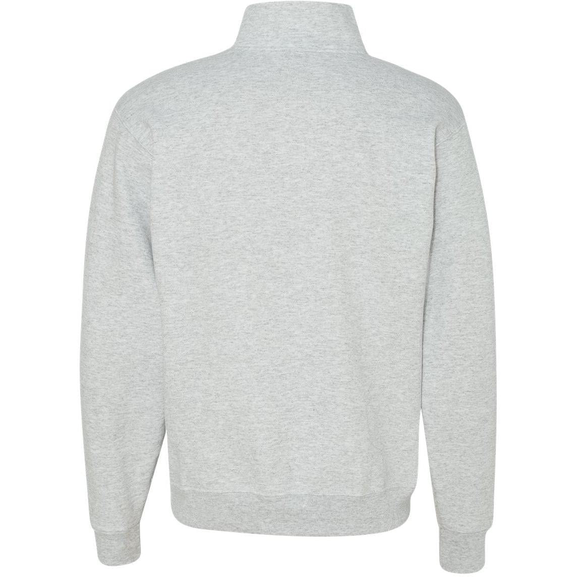 no-logo Jerzees Nublend® Cadet Collar Quarter-Zip Sweatshirt-Fleece-JERZEES-Thread Logic