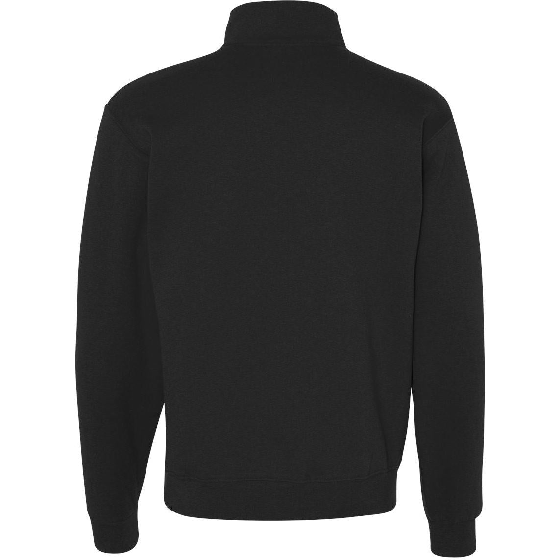 no-logo Jerzees Nublend® Cadet Collar Quarter-Zip Sweatshirt-Fleece-JERZEES-Thread Logic