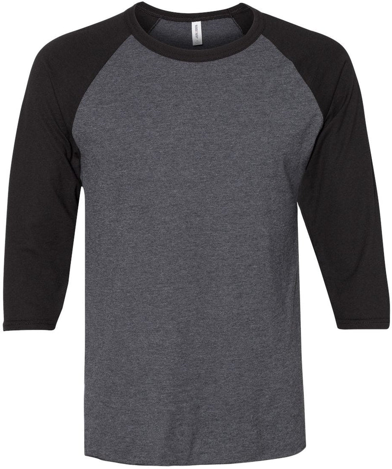 Jerzees Premium Blend Ringspun Three-Quarter Sleeve Raglan Baseball T-Shirt