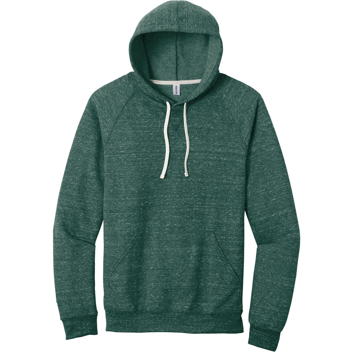 no-logo Jerzees Snow Heather French Terry Raglan Hoodie