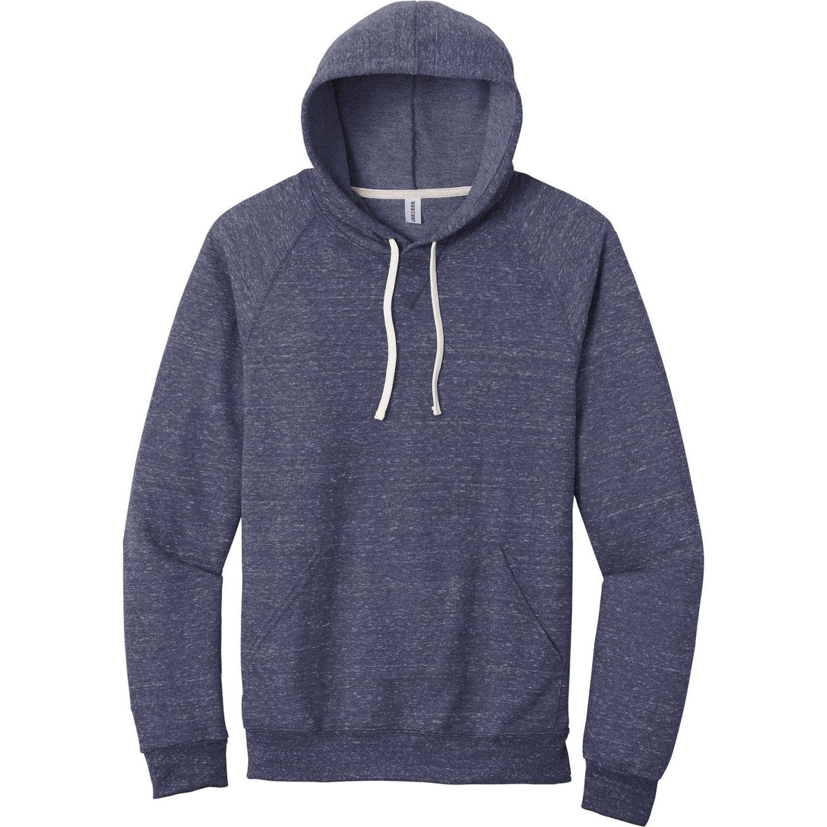 no-logo Jerzees Snow Heather French Terry Raglan Hoodie