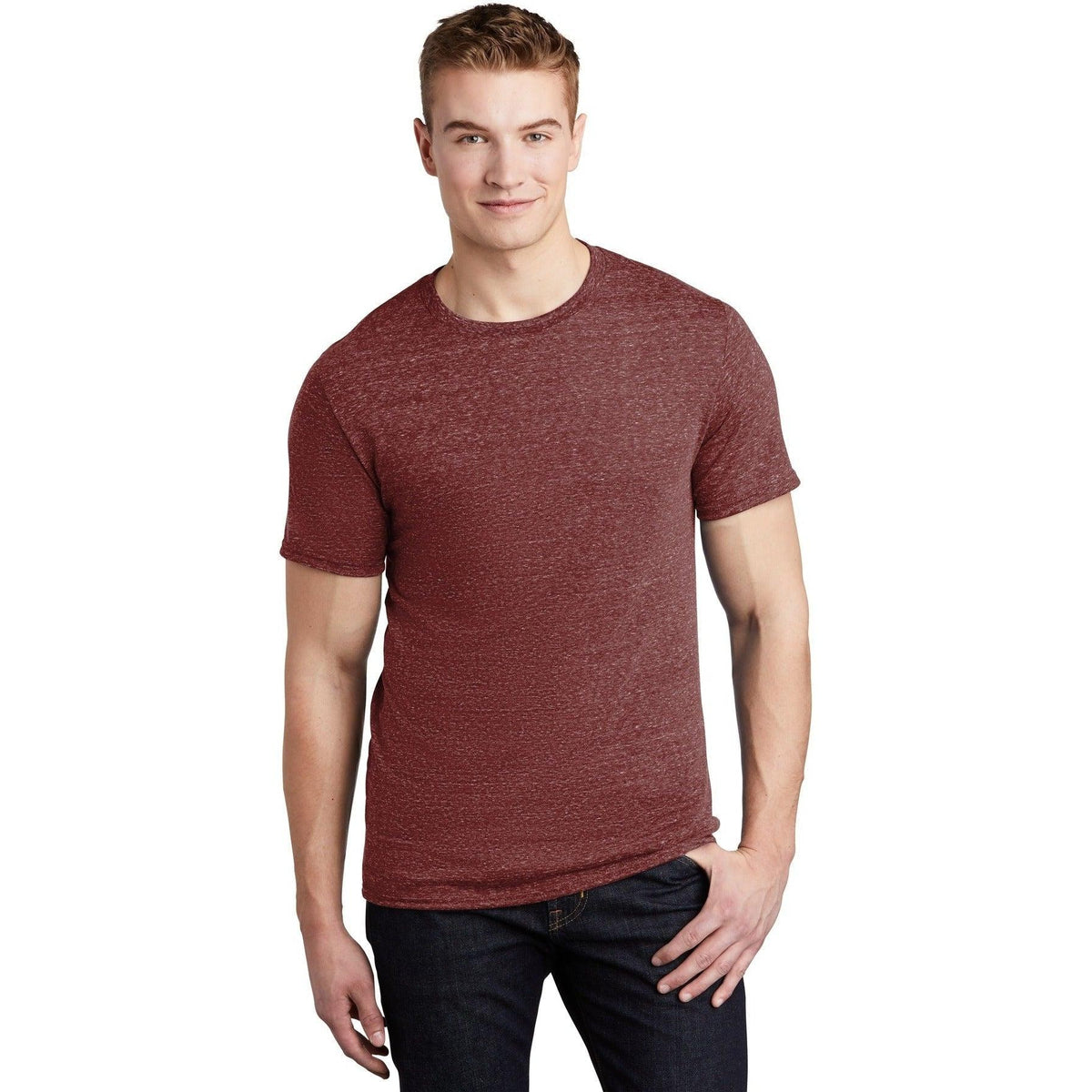 no-logo Jerzees Snow Heather Jersey T-Shirt-Regular-Jerzees-Thread Logic