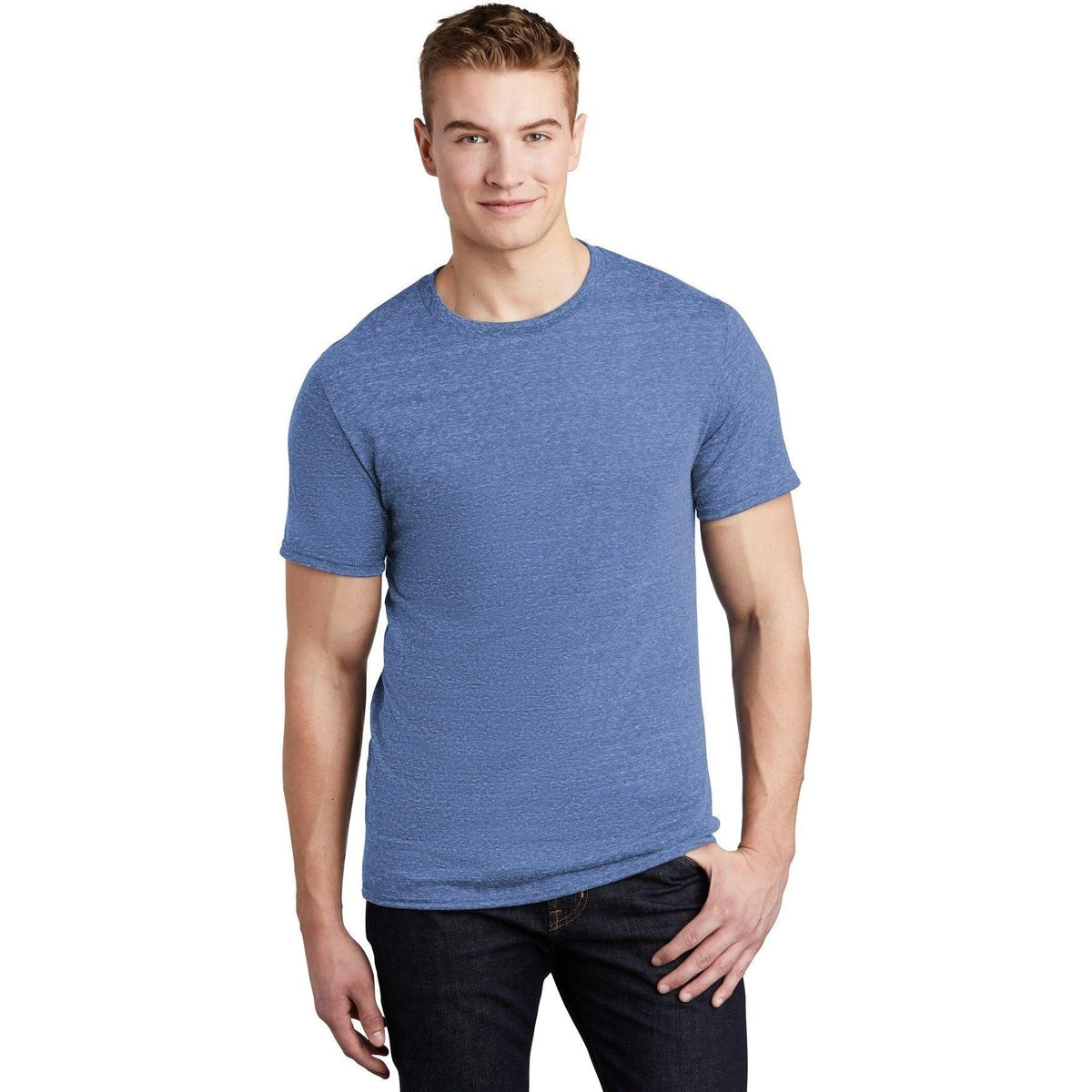 no-logo Jerzees Snow Heather Jersey T-Shirt-Regular-Jerzees-Thread Logic