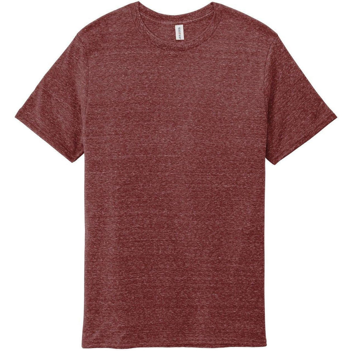 no-logo CLOSEOUT - Jerzees Snow Heather Jersey T-Shirt-Polos-Jerzees-Maroon-S-Thread Logic