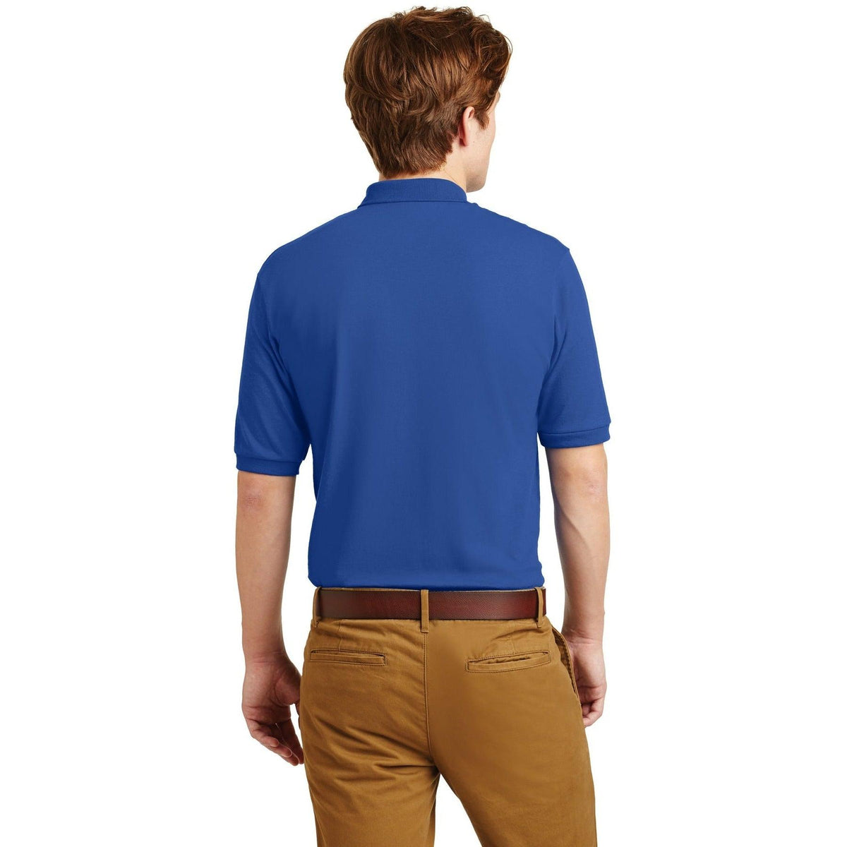 no-logo Jerzees SpotShield Jersey Knit Polo Shirt-Regular-Jerzees-Thread Logic