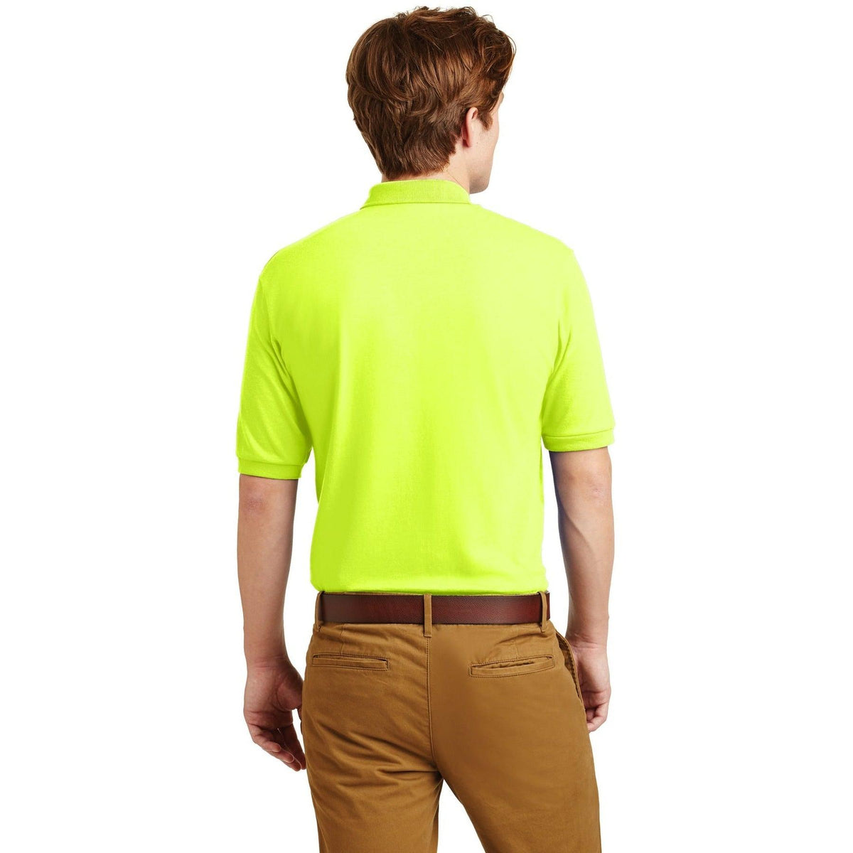 no-logo Jerzees SpotShield Jersey Knit Polo Shirt-Regular-Jerzees-Thread Logic