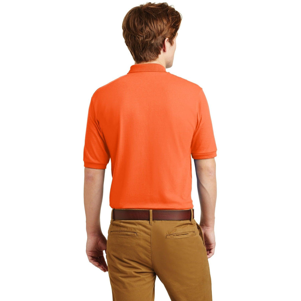 no-logo Jerzees SpotShield Jersey Knit Polo Shirt-Regular-Jerzees-Thread Logic