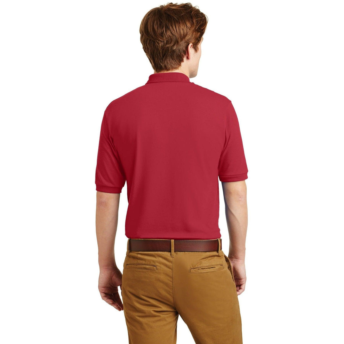 no-logo Jerzees SpotShield Jersey Knit Polo Shirt-Regular-Jerzees-Thread Logic