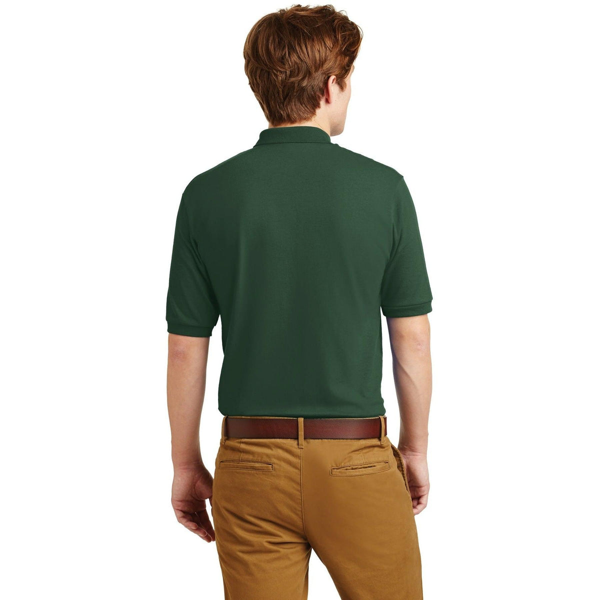 no-logo Jerzees SpotShield Jersey Knit Polo Shirt-Regular-Jerzees-Thread Logic