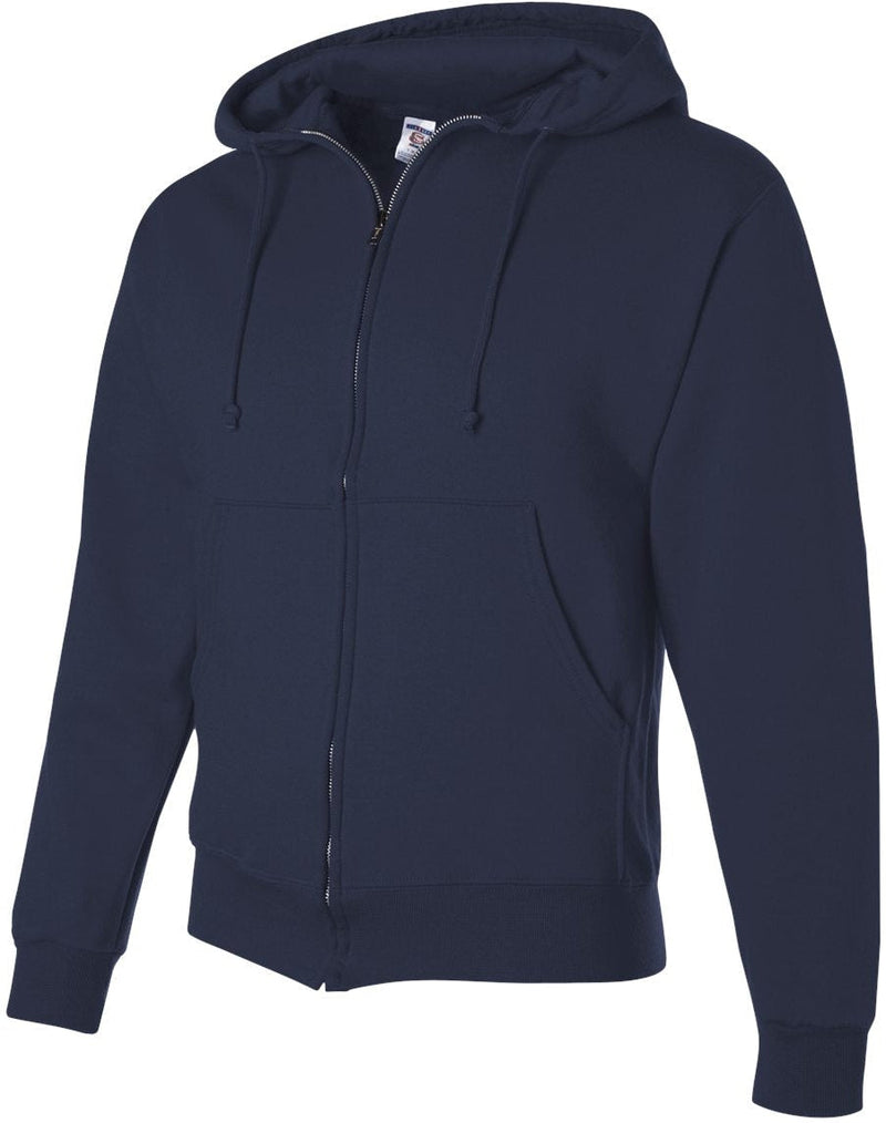 no-logo Jerzees Super Sweats NuBlend® Full-Zip Hooded Sweatshirt-Fleece-JERZEES-Thread Logic