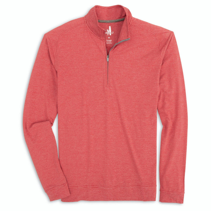 OUTLET-Johnnie-O Vaughn Striped PREP-FORMANCE 1/4 Zip Pullover