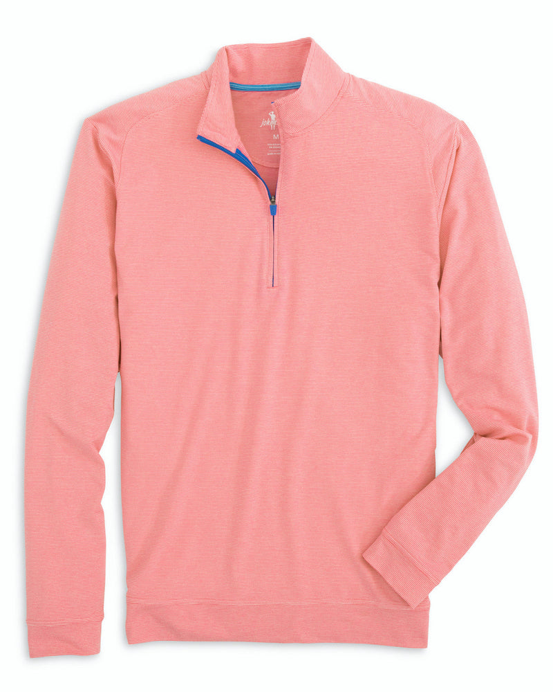 OUTLET-Johnnie-O Vaughn Striped PREP-FORMANCE 1/4 Zip Pullover