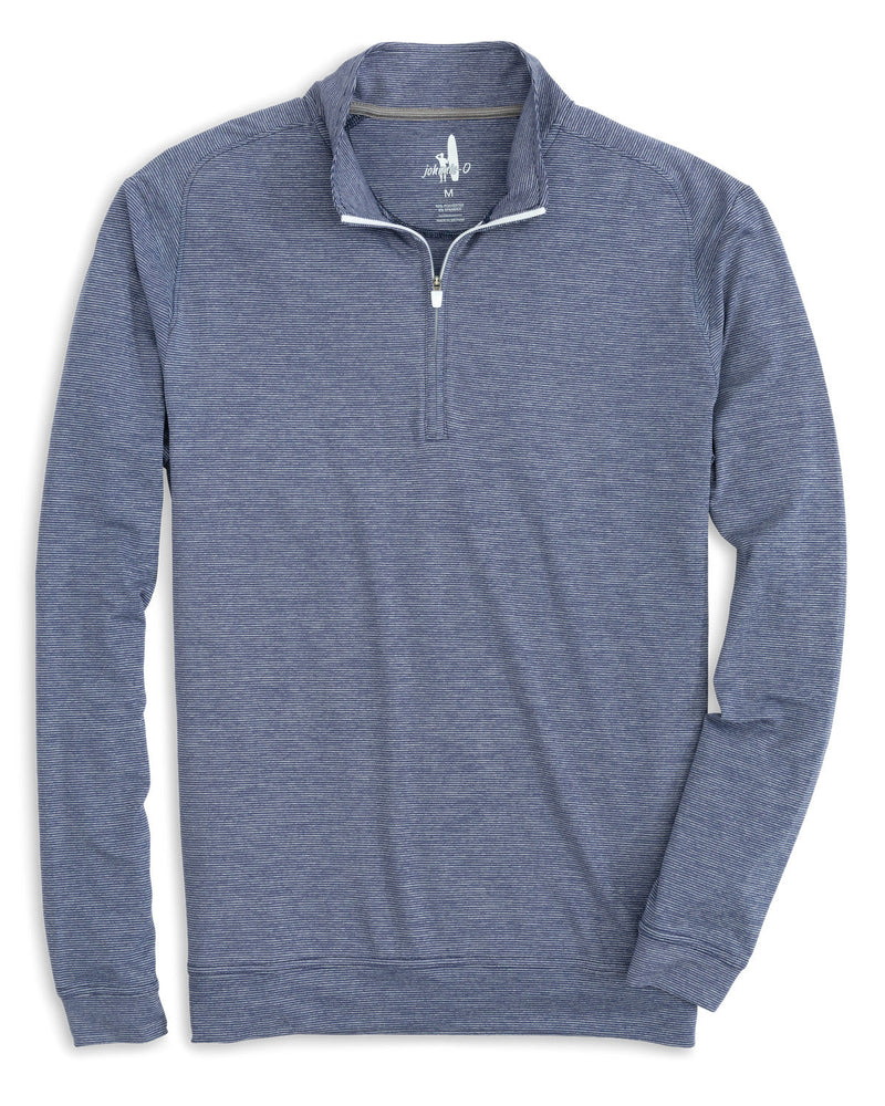 OUTLET-Johnnie-O Vaughn Striped PREP-FORMANCE 1/4 Zip Pullover