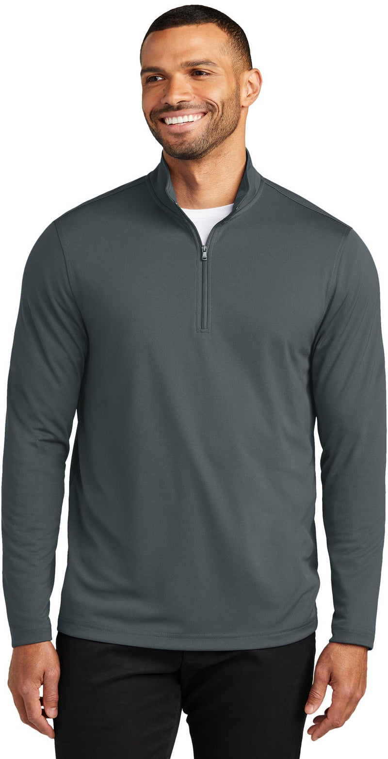 no-logo Port Authority Dry Zone UV Micro-Mesh 1/4-Zip-Port Authority-Thread Logic