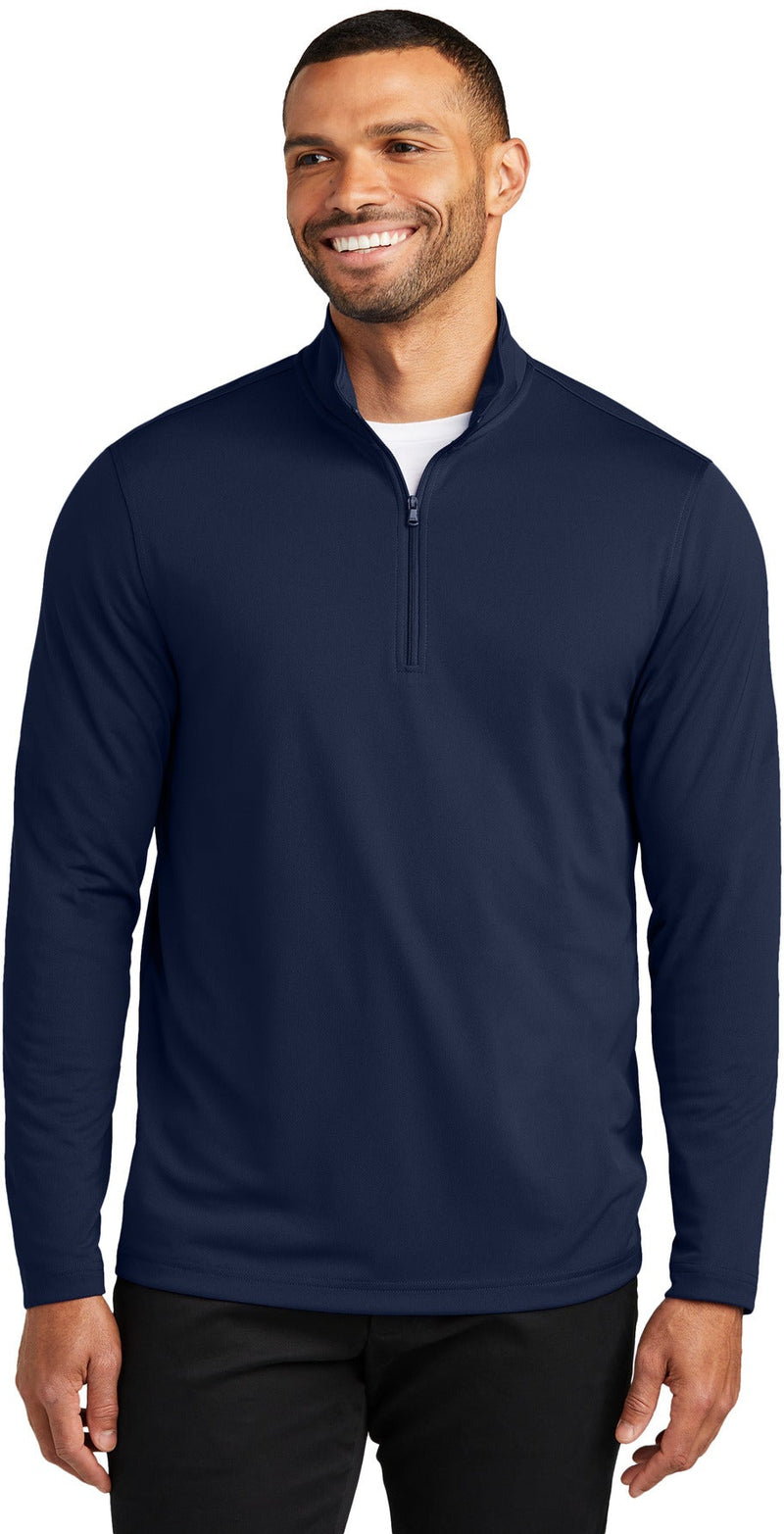 no-logo Port Authority Dry Zone UV Micro-Mesh 1/4-Zip-Port Authority-Thread Logic