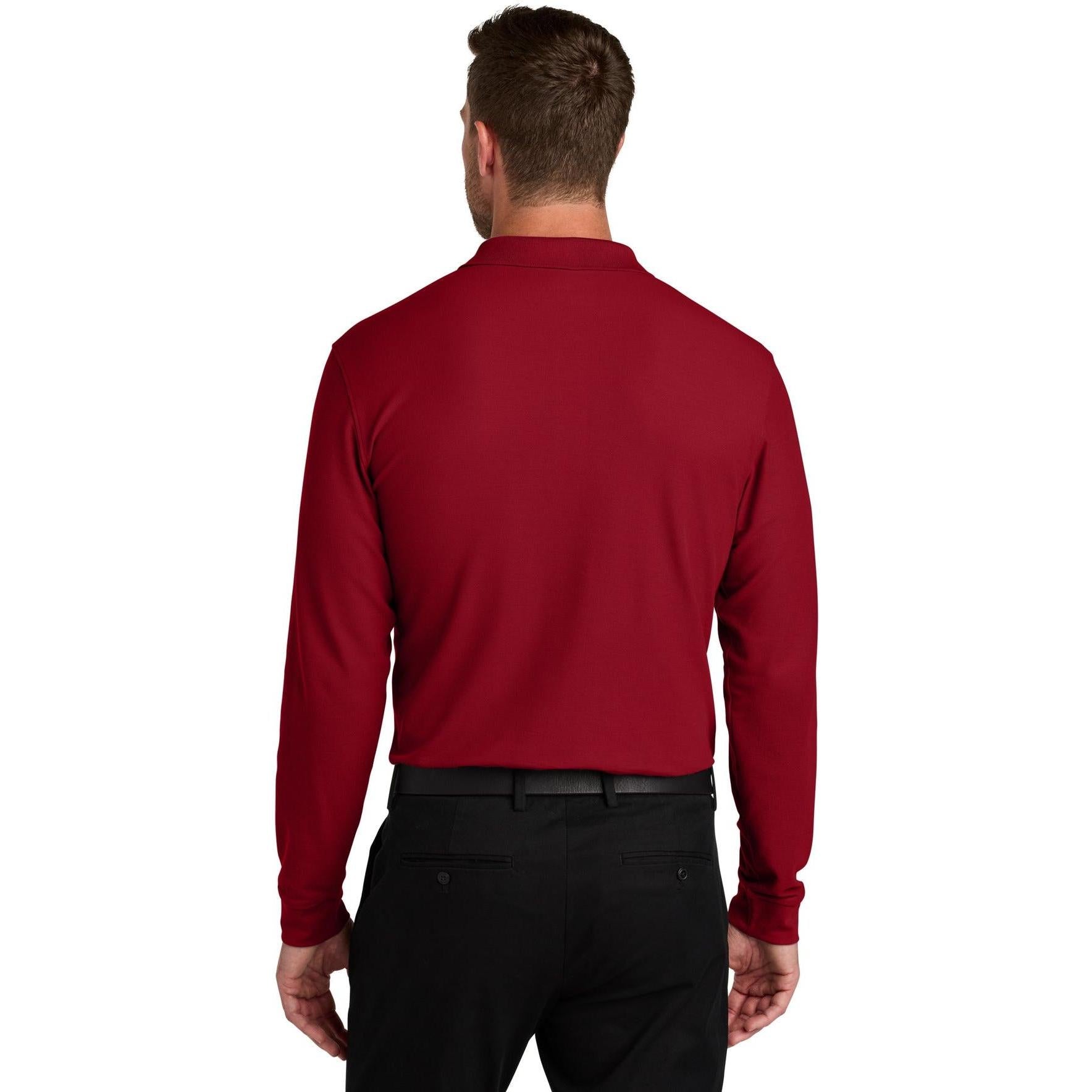 Port Authority Wearever Signature Pique Long Sleeve Polo