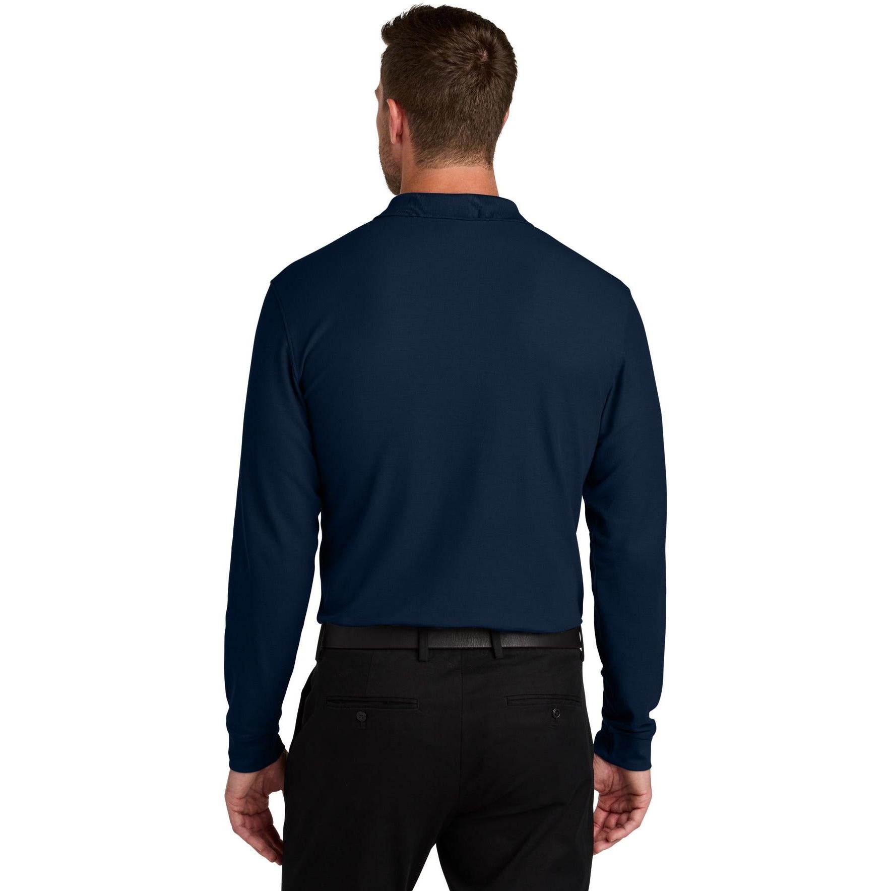 Port Authority Wearever Signature Pique Long Sleeve Polo With Your