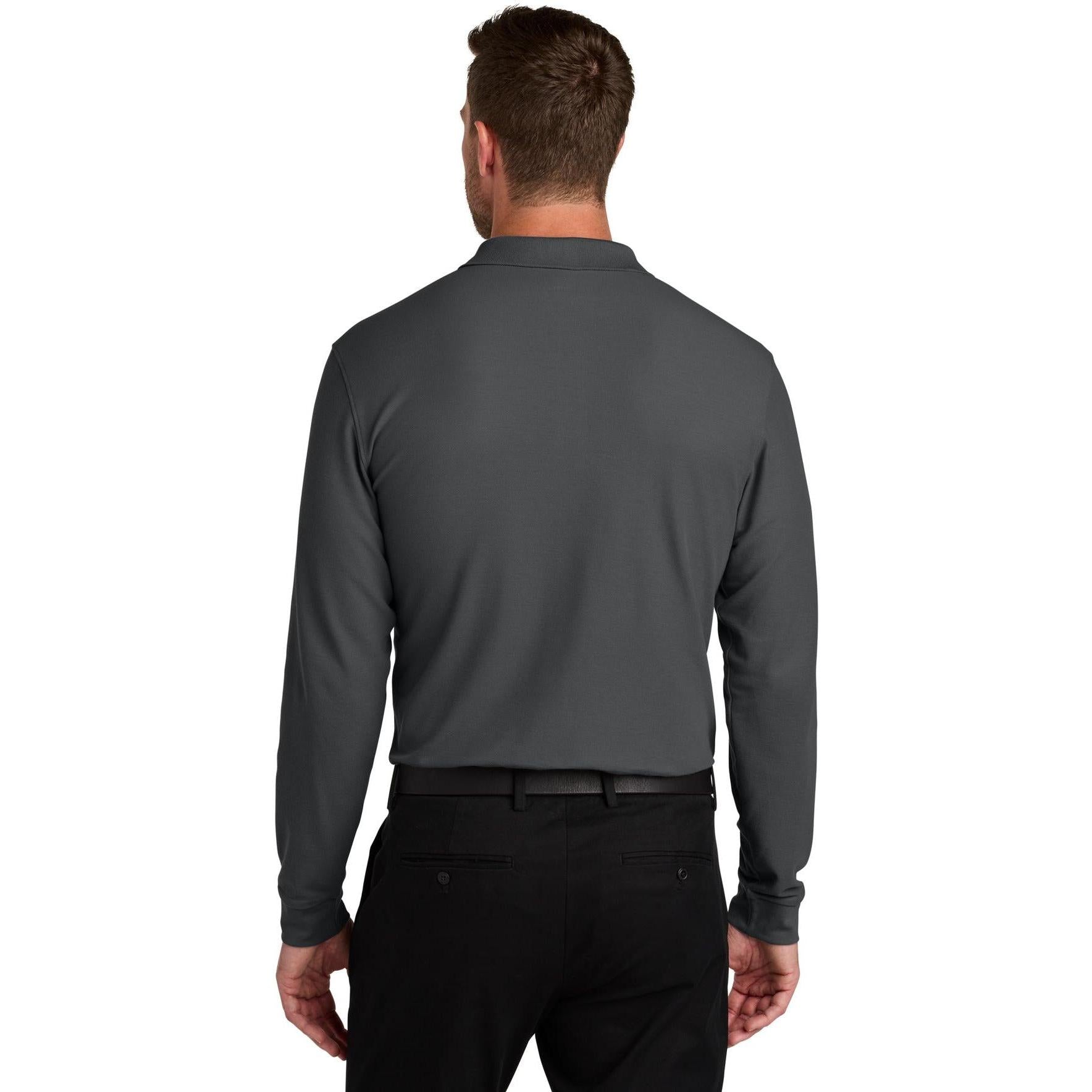 Port Authority Wearever Signature Pique Long Sleeve Polo