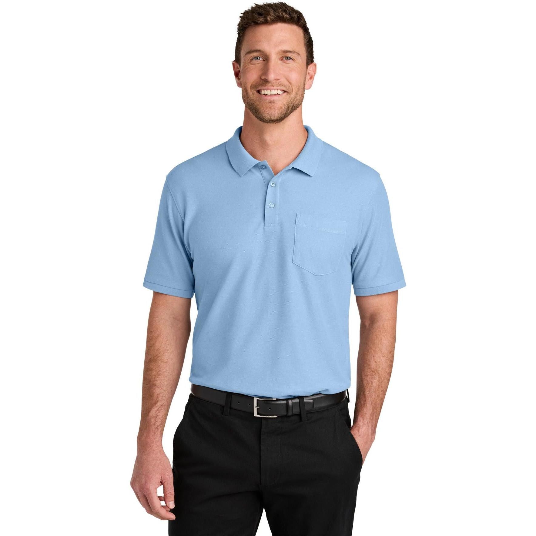 Port Authority Wearever Signature Pique Pocket Polo