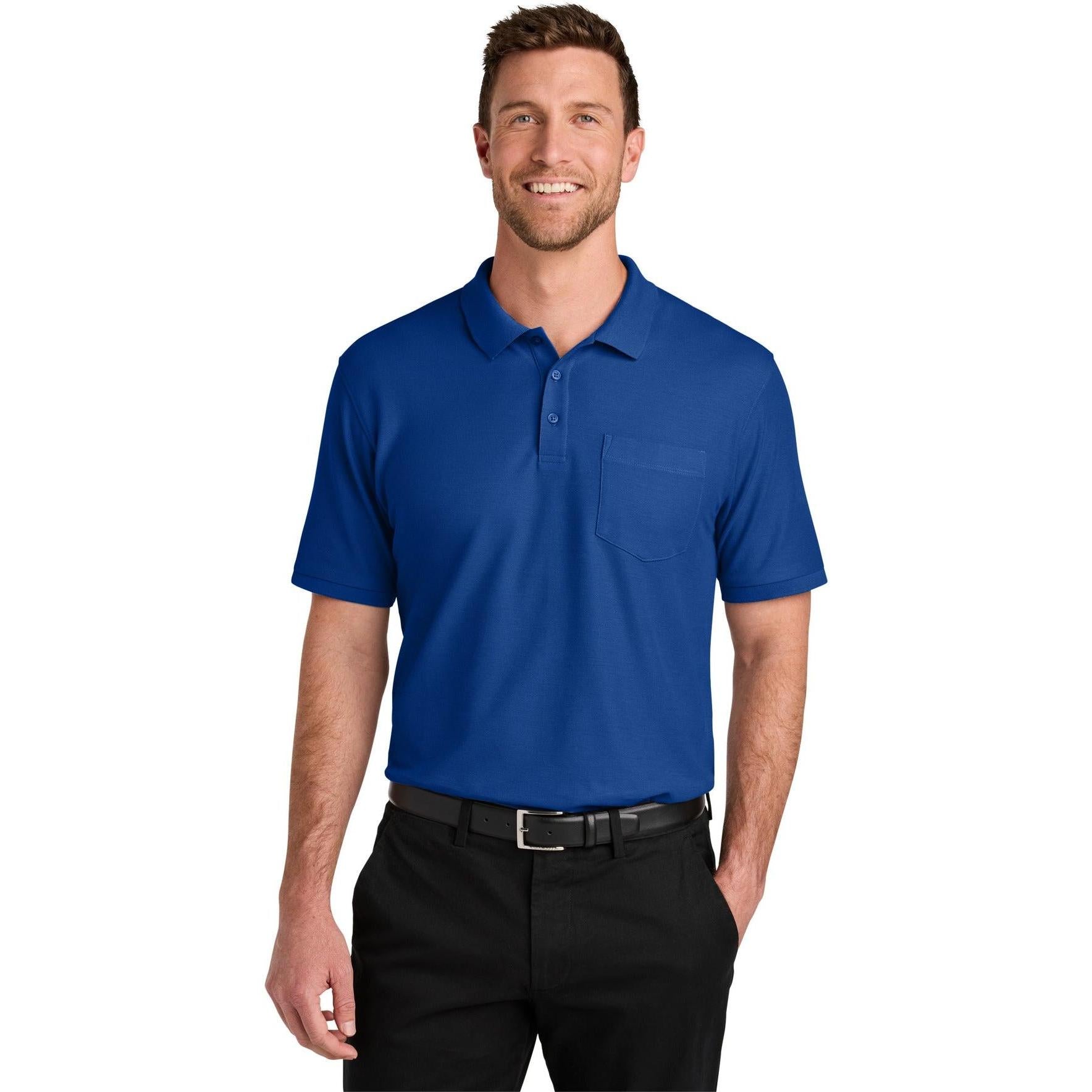 Port Authority Wearever Signature Pique Pocket Polo