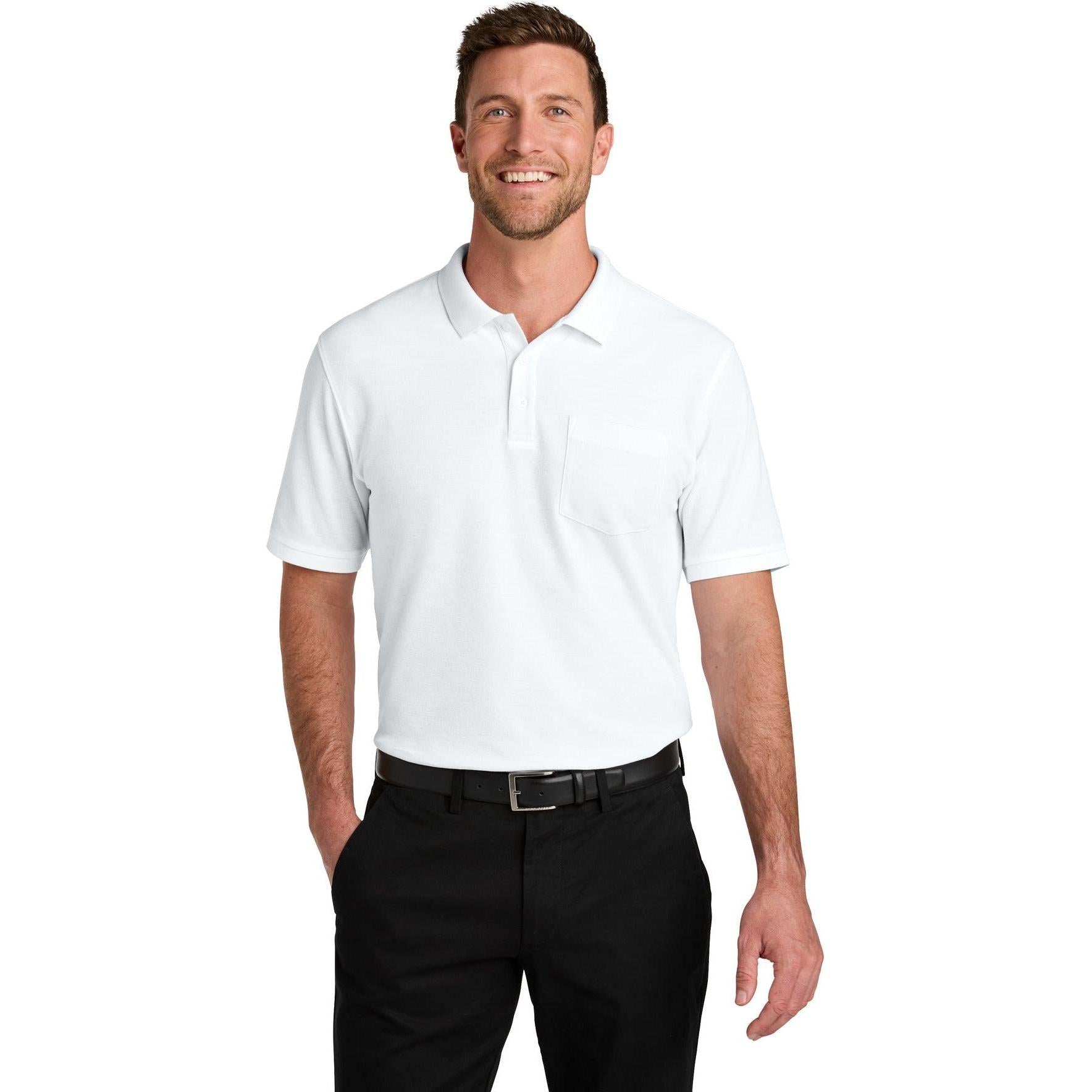 Port Authority Wearever Signature Pique Pocket Polo